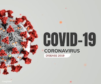 Coronavirus on a gray background vector | Free  vector - 2303769