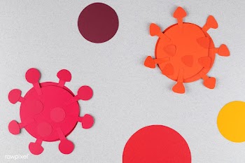 Coronavirus paper craft background | Free  photo - 2304817