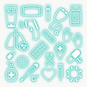 Coronavirus PPE neon sign set transparent png | Free  transparent png - 2306210