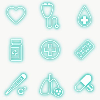 Coronavirus PPE neon sign set transparent png | Free  transparent png - 2306218