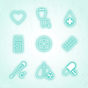 Coronavirus PPE neon sign set vector | Free  vector - 2306216