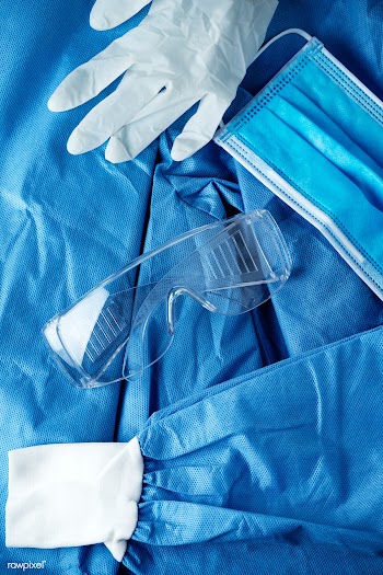 Coronavirus protective medical equipment set | Free  photo - 2297444