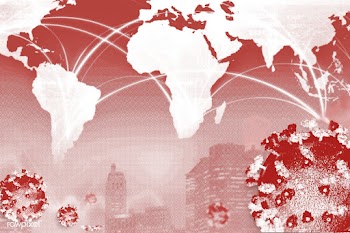 Coronavirus spreading around the world background | Free  illustration - 2303466