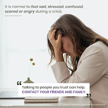 Coronavirus stress social template source WHO vector | Free  vector - 2316424