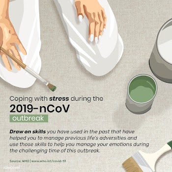Coronavirus stress social template source WHO vector | Free  vector - 2317500
