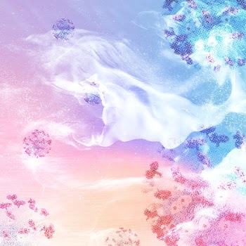 Coronavirus under a microscope on a pastel background illustration | Free  illustration - 2308755
