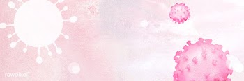 Coronavirus under a microscope on a pink background illustration | Free  illustration - 2309864