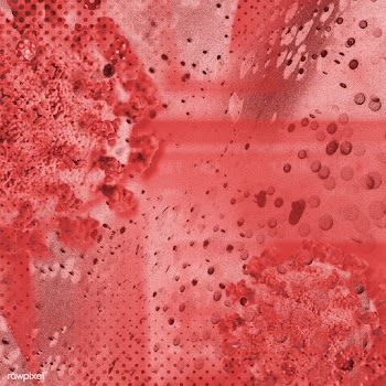Coronavirus under a microscope on a red background illustration | Free  illustration - 2309430