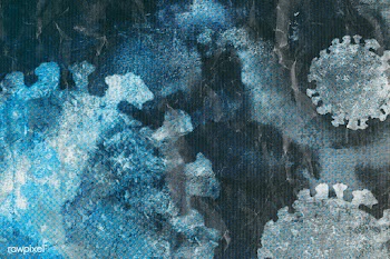Coronavirus under microscope background illustration | Free  illustration - 2310427