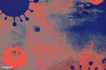 Coronavirus under microscope background illustration | Free  illustration - 2310849