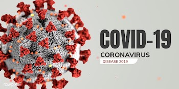 Coronavirus under the microscope banner illustration | Free  illustration - 2307064