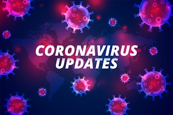 Coronavirus updates latest covid-19 pandemic infection Free Vector