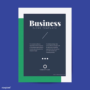 Corporate brochure and poster template | Free stock vector - 558219