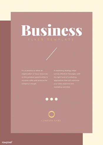 Corporate brochure and poster template | Free stock vector - 558236