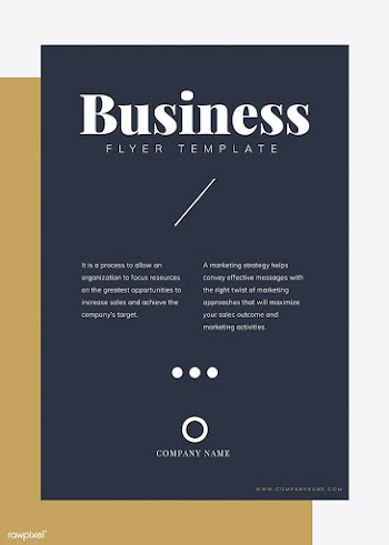 Corporate brochure and poster template | Free stock vector - 558240