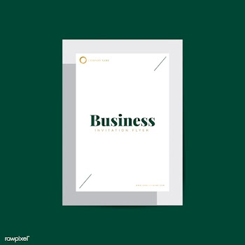 Corporate brochure and poster template | Free stock vector - 558248
