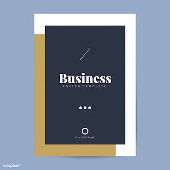 Corporate brochure and poster template | Free stock vector - 558250