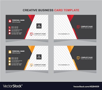 corporate business card template