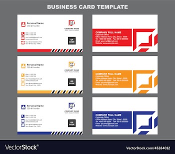 corporate business card template