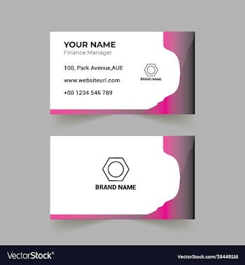 corporate business card template design