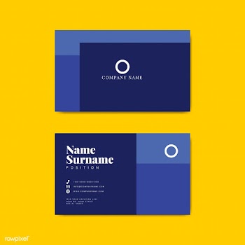 Corporate business card template | Free stock vector - 558216