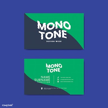 Corporate business card template | Free stock vector - 558254