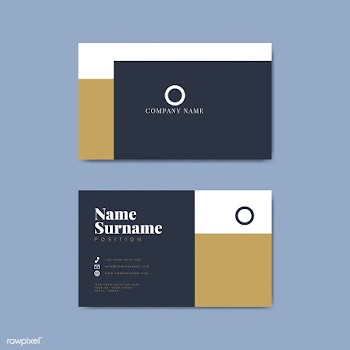 Corporate business card template | Free stock vector - 558265