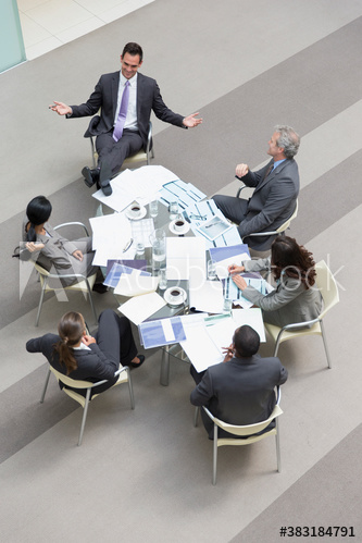 Corporate business people in conference room meeting