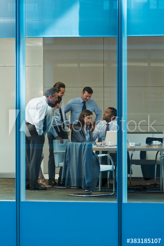 Corporate business people planning in conference room meeting