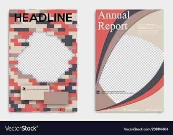 Corporate business stationery templates abstract vector image