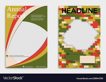 Corporate business stationery templates abstract vector image
