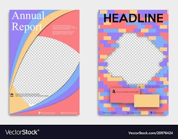 Corporate business stationery templates abstract vector image