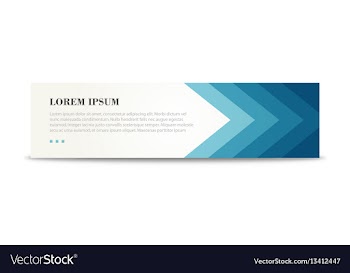 Corporate design welcome banner minimalistic vector image