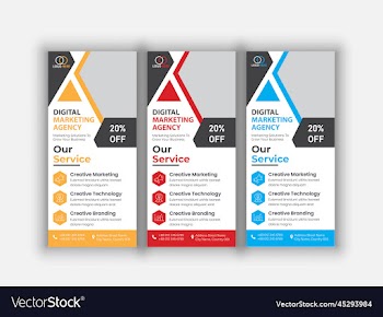 corporate event rack card or dl flyer design