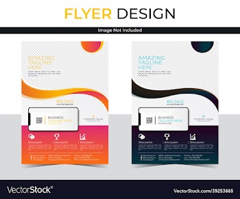corporate flyer leaflet brochure template set