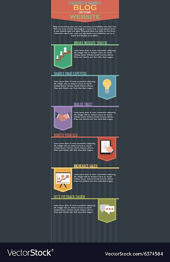 Corporate flyer template vector image