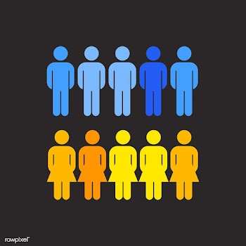 Corporate gender distribution statistics vect.. | Free stock vector - 495628
