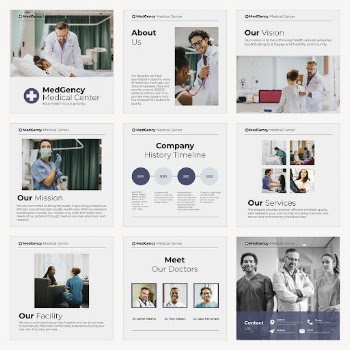 Corporate hospital Facebook post template, | Free PSD - rawpixel