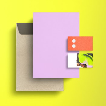 Corporate identity set, creative colorful… | Free stock photo | High Resolution image