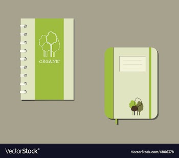  					Corporate identity template design for natural vector image														
