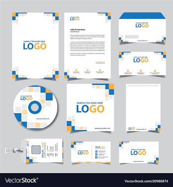 Corporate identity vector image
