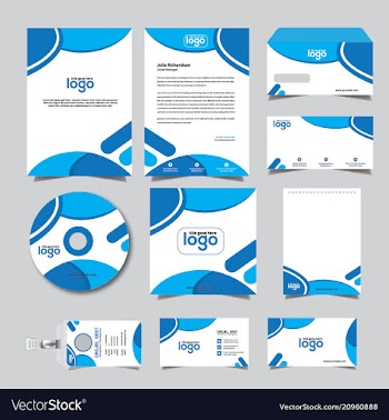Corporate identity vector image