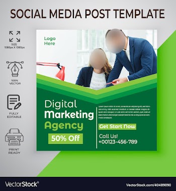 corporate marketing agency post template