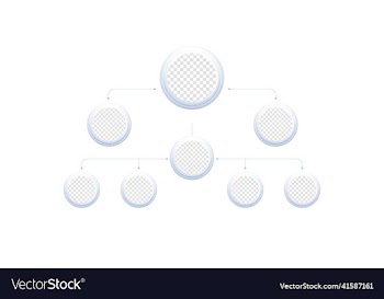 corporate organization chart with business