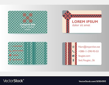 Corporate professional designer business or vector image