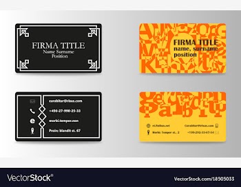 Corporate professional designer business or vector image