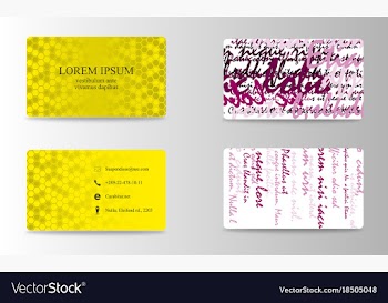 Corporate professional designer business or vector image