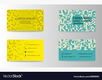 Corporate professional designer business or vector image