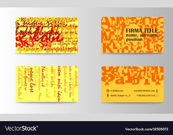 Corporate professional designer business or vector image
