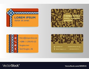 Corporate professional designer business or vector image